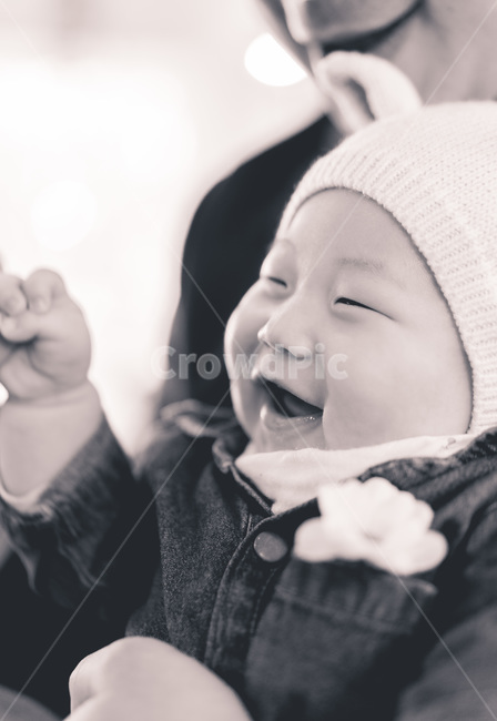 조카,아기,백일,스마일,가족,사람,인물,인간,human,person,영유아,아기,애기,아이,infants,baby,흑백,모노톤,monochrome,black and white