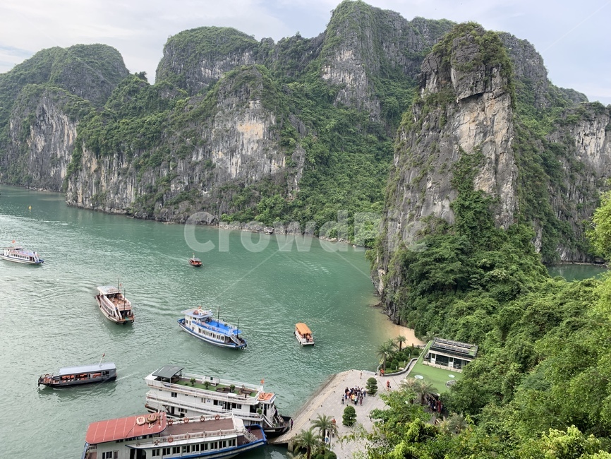 자연,바다,섬,베트남,보트,하롱베이,티톱섬,nature,sea,island,vietnam,boat,halongbay,titopisland,outdoors,배,옥외