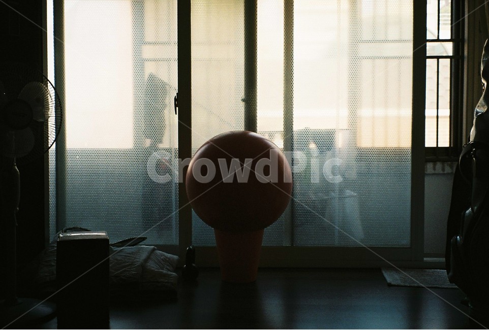 노을,짐볼,가정집,햇살,공간,인테리어,인테리어,실내디자인,interior design