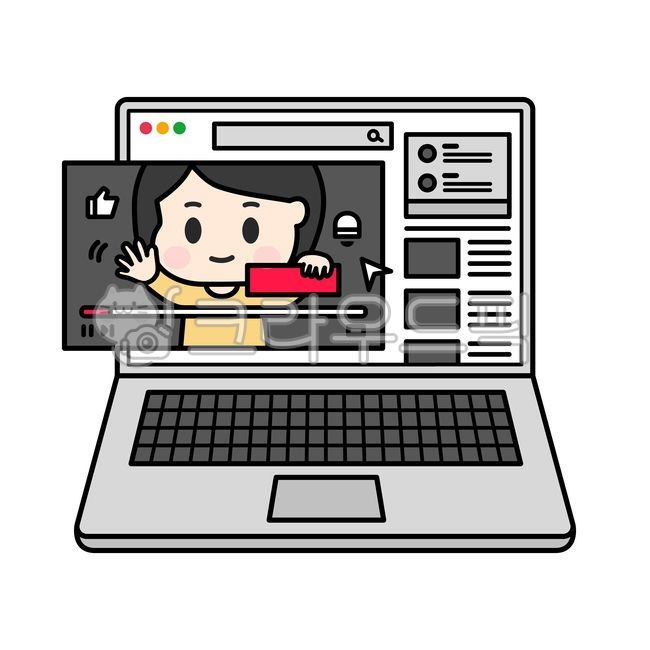 유튜브,개인,방송,유튜버,스트리밍,구독,좋아요,알람,알림,설정,컴퓨터,영상,재생,노트북,youtube,personal,broadcast,youtuber,streaming,subscription,like,alarm,notification,settings,computer,video,playback,laptop,버튼,button,icon,아이콘