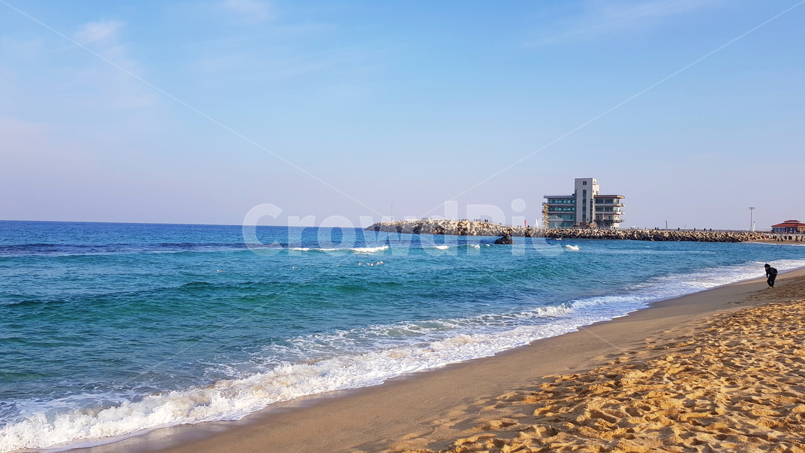 해변,바다,자연,beach,풍경,색감,모래사장,강릉,맑은물,하늘,파란하늘,sea,sand,sky