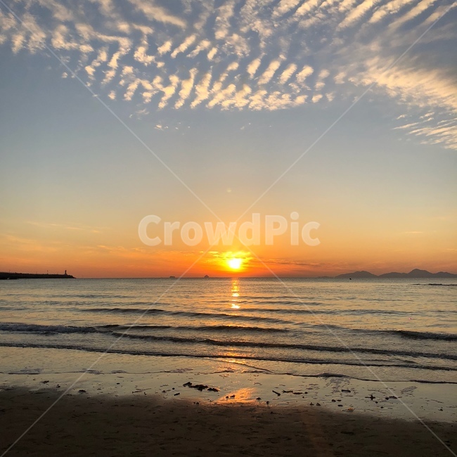 하늘,노을,바다,일몰,해변,자연,풍경,nature,landscape,해변,바다,beach,sea,outdoors,옥외,sunlight,햇빛