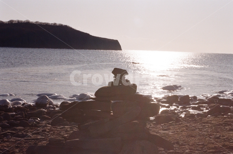 곶,바다,태양,해양선,ocean,sea,water,야외,자연,해안가,러시아,해외,돌,돌탑
