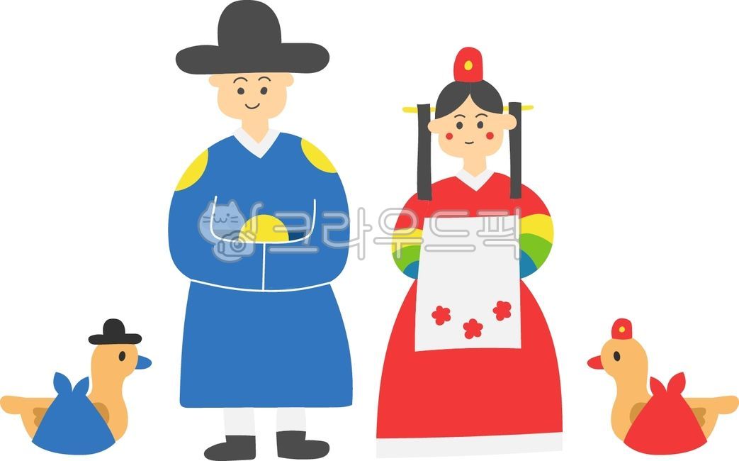Traditional wedding,Hanbok,International marriage,Marriage,Wedding,Korea,Republic of Korea,Marriage,Wedding ceremony,Wedding,Invitation,Mobile invitation,Self invitation,Self wedding,Couple,Couple,Invitation decoration,Groom,Bride,Manda