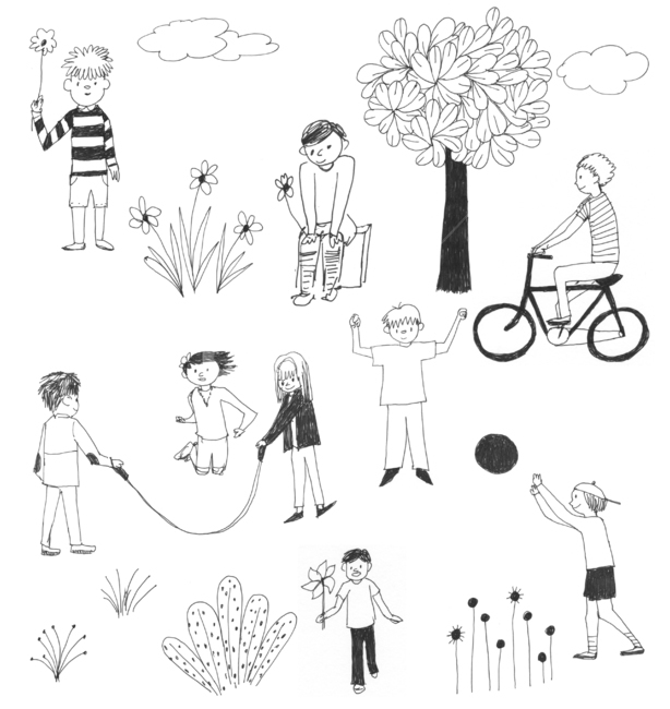 손그림,handdrawing,연필,pencil,연필라인,pencilline,연필그림,pencilpicture,나뭇잎,leaf,foliage,umbrage,나뭇가지,bough,twig,sprig,branch,bike,구름,cloud,transportation,교통,차량,vehicle,자전거,bicycle,아이,child,children,아이들,소녀,girl,소년,boy,친구,friend,companion,그래픽,일러스트레이션,graphic,illustration