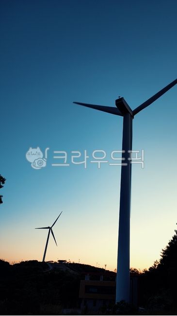 machine, turbine, windturbine, 노을, 풍차, 사진,이미지,일러스트,캘리그라피 - 당근대왕작가