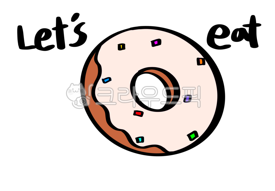 donut picture,Cute illustrations,dessert,cute picture,donuts,hand drawing,kindergarden,handwriting,illustration