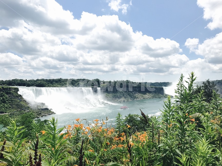캐나다,나이아가라폭포,봄,꽃,하늘,구름,niagarafalls,canada,자연,풍경,nature,landscape,해외,외국,세계,foreign,oversea,world,세계자연풍경,해외자연풍경,외국자연풍경,world nature landscape,river,강,water,물,outdoors,옥외,waterfall,폭포