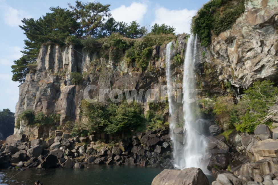 제주도,겨울,바다,폭포,정방폭포,서귀포,jeju,nature,자연,waterfall,jejulandmark,landscape