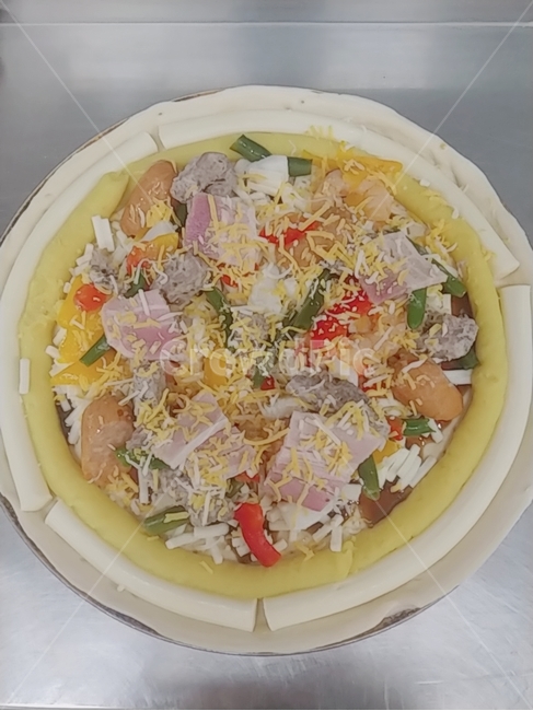 피자,리치골드,베이컨피자,pizza,피자도우,고구마무스