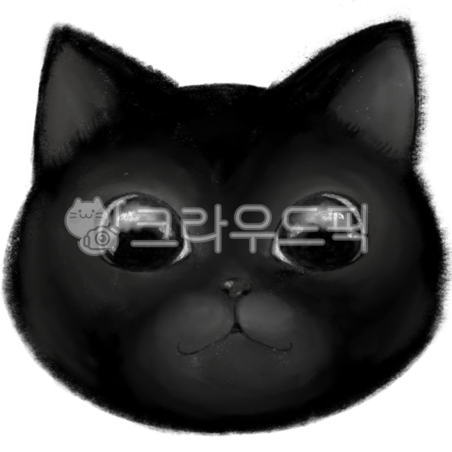 고양이일러스트,검정고양이,검은고양이,봄베이,고양이,귀여운고양이,애니멀일러스트,파스텔톤,손그림느낌,소프트브러시,심플일러스트,둥근형태