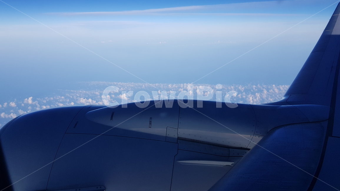 여행,출국,귀국,비행,구름,하늘