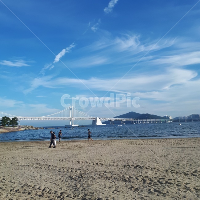 부산,광안리,바다,광안대교,노을,see,car,색채대비,beach,construction,파도,해변