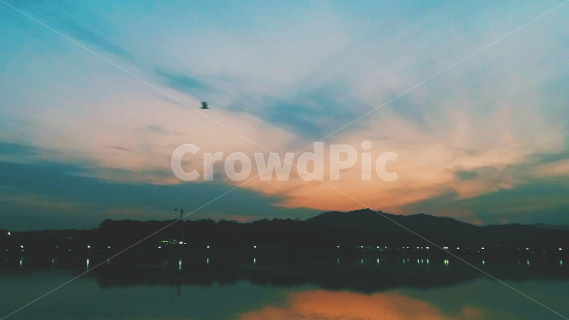 노을,풍경,하늘,필리핀,바다