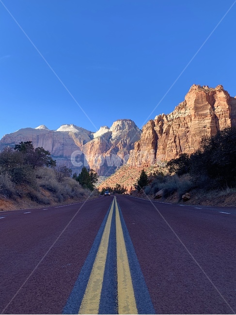 자이언캐년,road,차,고속도로,대자연,자연,풍경,nature,landscape