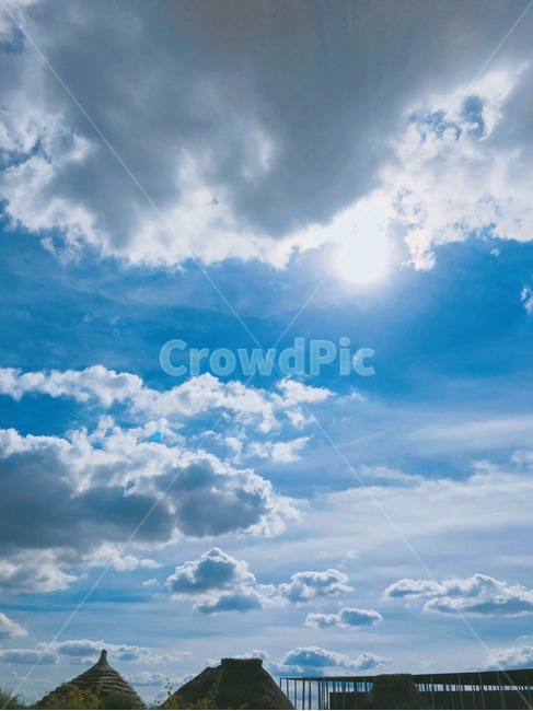 하늘,해,푸름,구름,맑음,자연,풍경,nature,landscape,azure sky,푸른 하늘,sky,outdoors,옥외
