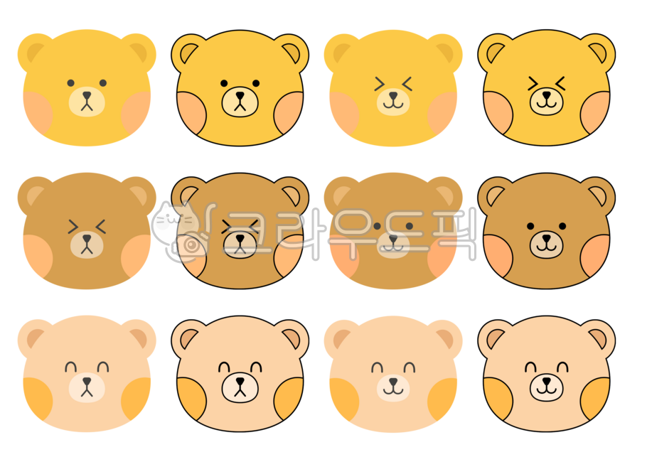 곰,곰돌이,곰얼굴,곰표정,곰캐릭터,곰아이콘,곰그림,아기곰,곰돌이얼굴,곰돌이표정,동물얼굴,동물