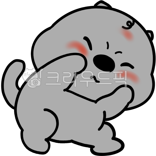 고양이,캐릭터,이모티콘,화난,짜증,귀욤