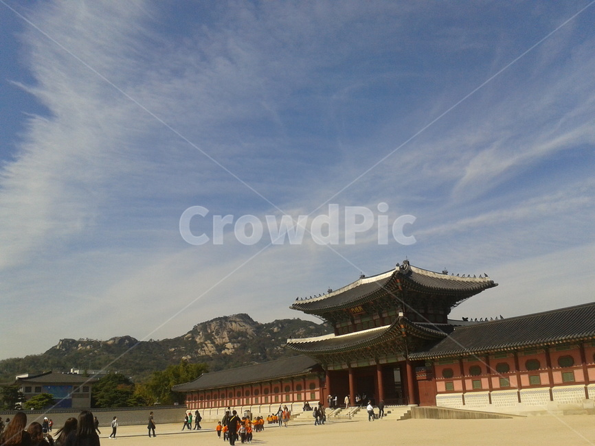 palace,Gyeongbokgung,Hanok,Heungnyemun Gate,temple,Gwanghwamun,building,architecture