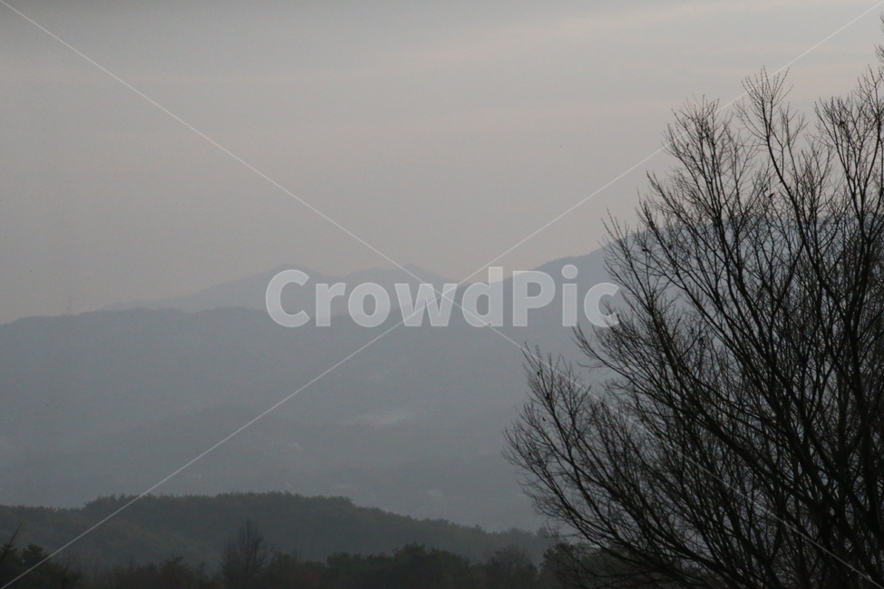 겨울,지리산,산,안개,겨울산