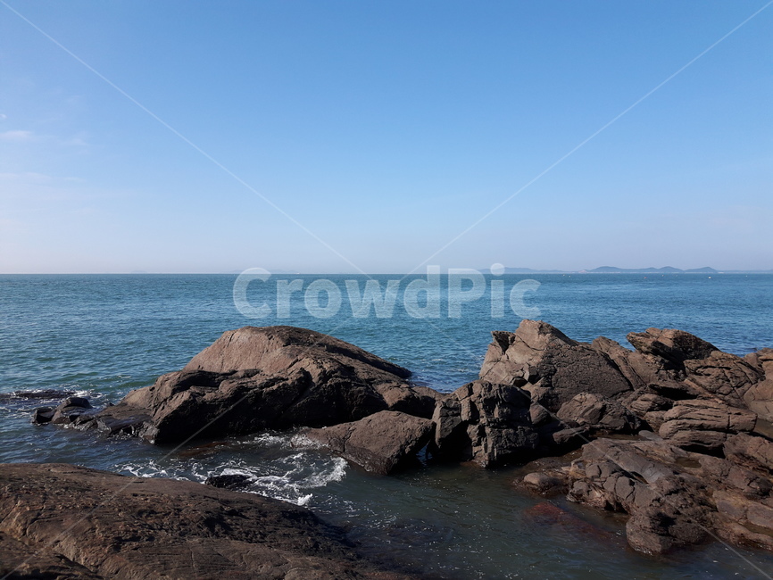 암석,하늘,자연,풍경,바다,편안함,하늘색,sea,sky,stone,자연,풍경,nature,landscape,promontory,곶