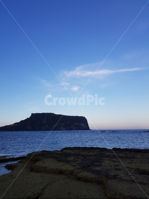 광치기해변,해변,제주도,바다,성산,하늘,구름,jeju,sea,여름,여름휴가