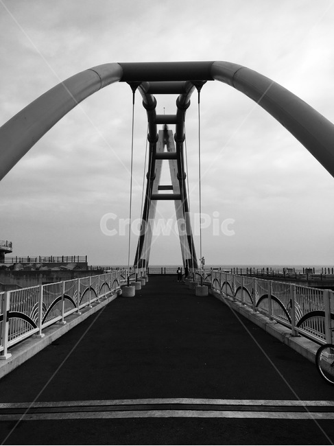 대칭,다리,흑백,제주도,구름,흑백,모노톤,monochrome,black and white