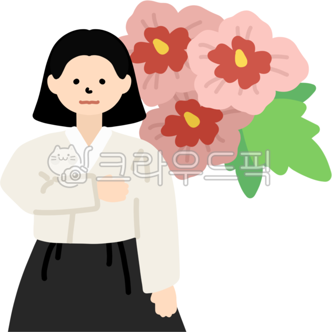 Independence Day,Liberation Day,Rose of Sharon,Salute,Women's Hanbok,Traditional Hanbok,Yu Gwan-sun,Korean Independence