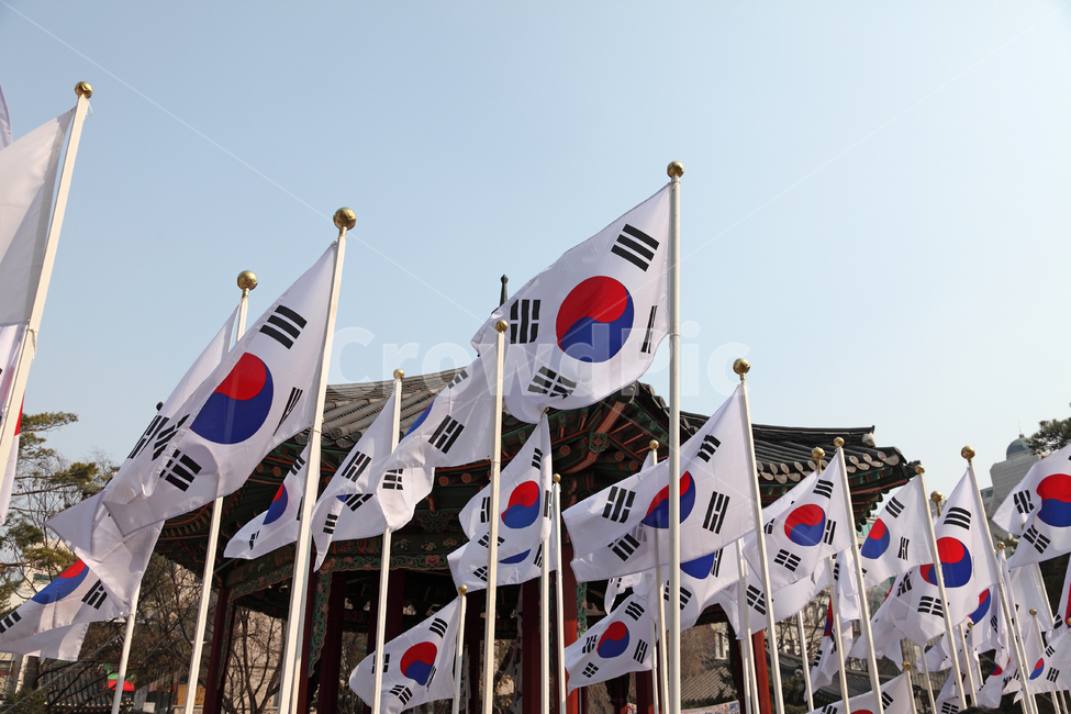태극기,국기,독립,독립운동,깃발,휘날리는,펄럭이는,애국,애국자,탑골,탑골공원,파고다,공원,파고다공원,팔각정,풍경,하늘,배경,백그라운드,야외,실외,삼일운동,31운동,31운동,삼일절,31절,31절,광복,광복절,국경일,여러개,많은,단체,서울,한국