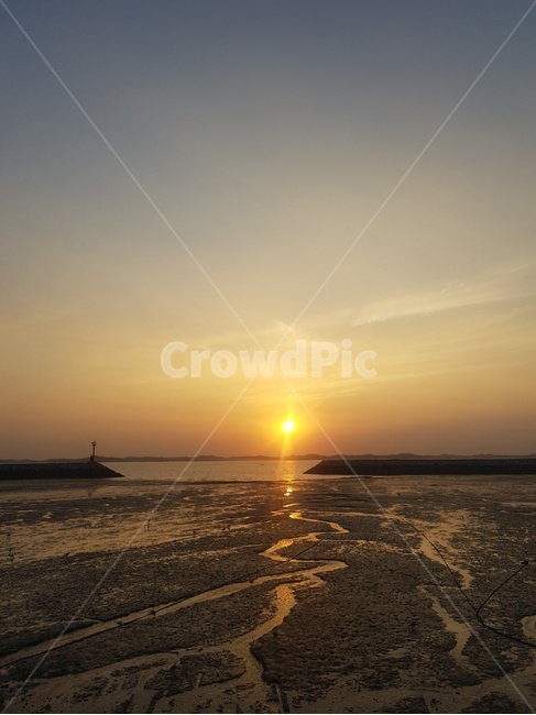 해,노을,sun,sunlight,햇빛,서해바다,노을바다,갯벌,바다,자연,풍경,nature,landscape