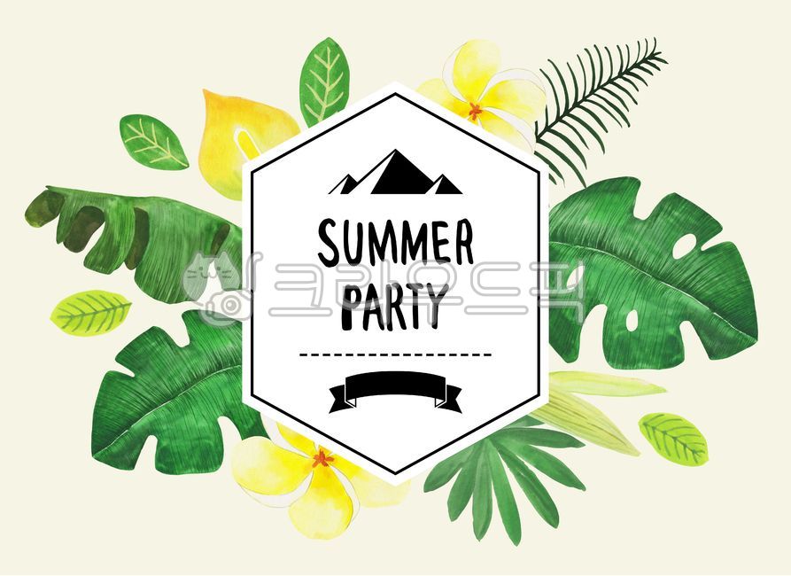 식물,자연,배경,백그라운드,수채화,수작업,일러스트,일러스트레이션,그림,드로잉,여름,시즌,계절,열대,트로피컬,열대식물,여름식물,열대나무,포스터,이국적인,나뭇잎,야자수,캘리그라피,캘리,영어,party,꽃,열대꽃,몬스테라,테두리,프레임,리본,배너,plant,nature,background,watercolor,drawing,painting,illustration,summer,season,tropical,poster,leaf,calligraphy,frame,green,flower,plumeria,그래픽,일러스트레이션,graphic,illustration