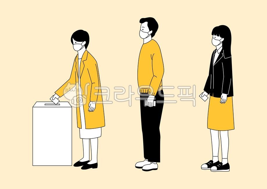 그림,일러스트레이션,일러스트,드로잉,배경,백그라운드,선거,비즈니스,투표,대통령선거,대통령,국회의원선거,대선,총선,지방선거,벡터,라인,정치,사람,인물,동양인,아시아인,남자,여자,성인,남성,여성,학생,고등학생,투표함,마스크,거리두기,사회적거리두기,방역,코로나19,전염병,코비드19,국민,시민,drawn,line,cute,girl,student,young,male,man,happy,lady,woman,female,drawing,sign,nation,referendum,patriotic,campaign,politician,president,politics,elect,democracy,political,voting,business,cartoon,character,election,human,illustration,isolated,people,person,poll,vector,vote,flat