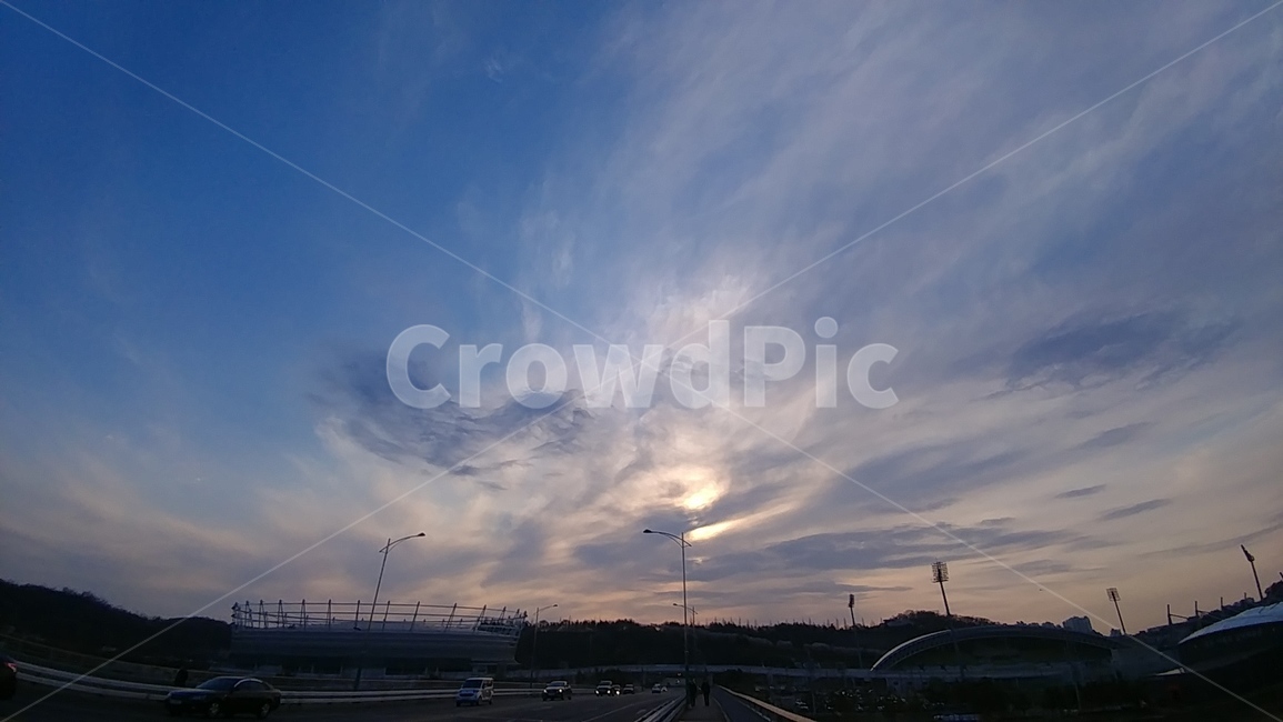 파란색,하늘,구름,자연,청명,맑은,시원한