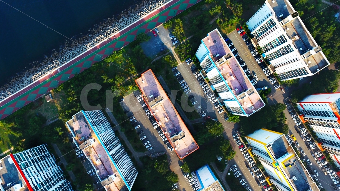 Samik Beach Apartment,Waterside Park,Beach,Gwangalli,aerial photography,busan,apartment,drone