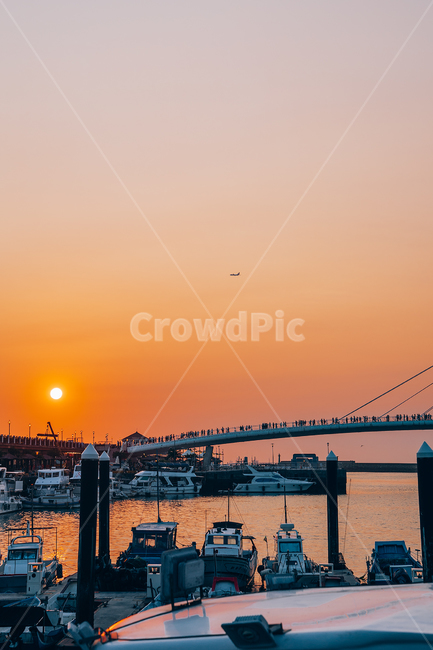 대만,단수이,일몰,풍경,정인교,노을,태양,랜드마크,landmark,tourist attraction,해외,외국,세계,foreign,oversea,world,세계랜드마크,해외랜드마크,외국랜드마크,world landmark,world tourist attraction,사람들,대중,군중,other people,crowd,water,물