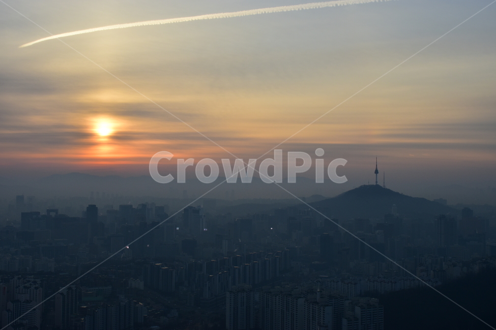안산,일출,해맞이,해돋이,서울,아침,도시,도심지,풍경,미세먼지,겨울,도시,풍경,city,landscape,한국도시풍경,한국도시경관,korea cityscape,nature,자연