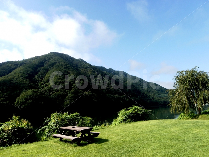 하늘,맑음,산,호수,강,자연,풍경,nature,landscape,grass,잔디,plant,식물,outdoors,옥외
