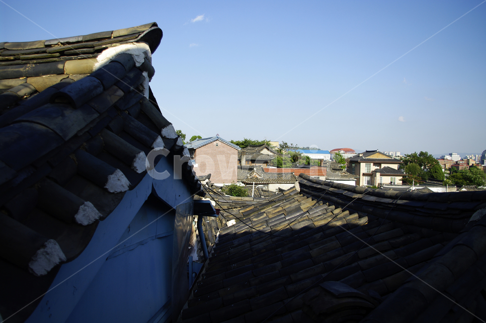 북촌,한옥,주택가,기와지붕,전통가옥,하늘,지붕,roof,tile roof,기와 지붕