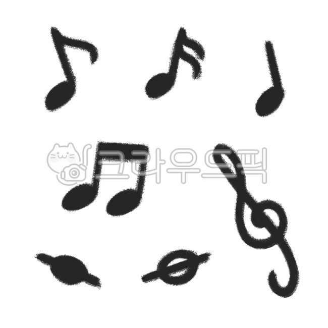 음표, 음악, 악보, 음표드로잉, 음표그림, 사진,이미지,일러스트,캘리그라피 - 느릿느릿쏘이작가