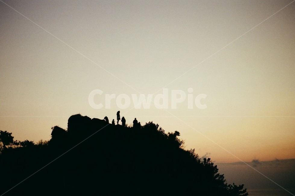 silhouette,실루엣,nature,자연,outdoors,옥외,사람들,people,정상,전망대,일출,sunrise,sunup,해뜨기,해돋이,자연,풍경,nature,landscape