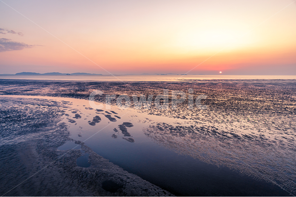 영종도,일몰,서해,자연,갯벌,한국자연풍경,한국자연경관,korea nature landscape
