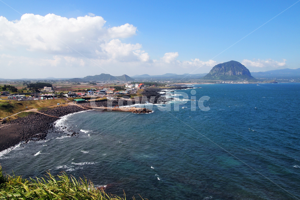 송악산,산방산,상모리,대정읍,사계리,자연,풍경,nature,landscape,outdoors,옥외,land,땅,shoreline,해안선,water,물,ocean,대양,sea,바다,coast,연안
