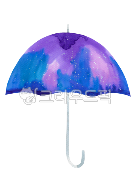 수채화,포스터,배경,백그라운드,수작업,일러스트,일러스트레이션,드로잉,그림,감성,손그림,컬러풀,watercolor,drawing,painting,illustration,umbrella,그라데이션,보라색,보라,파란색,하늘색,우산,비,비오는날,rain,rainy,누끼,remove background
