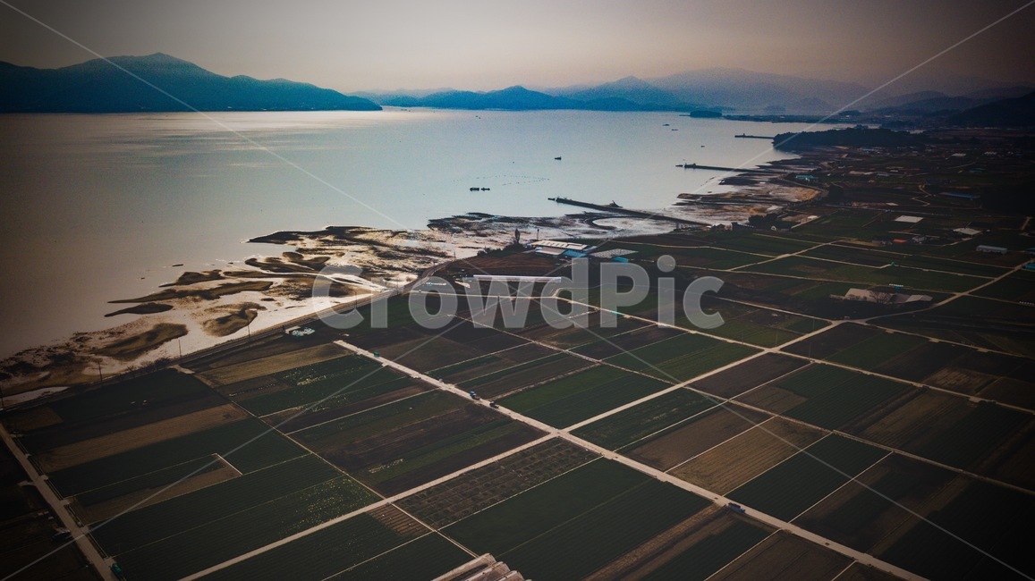 남해,바다,드론,논,농지,산,자연,풍경,nature,landscape