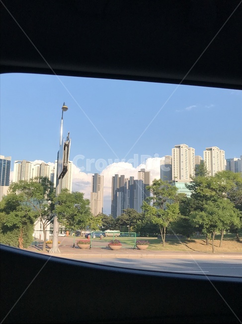 건물,감성사진,나무,날씨,여름