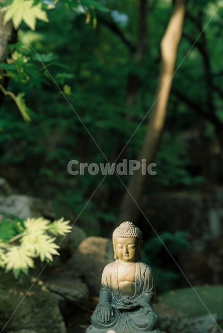 길상사,불교,불상,절,자연,조각상,동상,석상,조형물,statue,bronze statue,stone statue,종교,신앙,religion,belief,faith