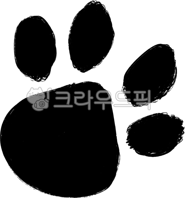 발자국,동물발자국,먹물,발바닥,곰발자국
