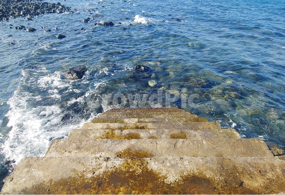 바다,제주도,풍경,계단,여름