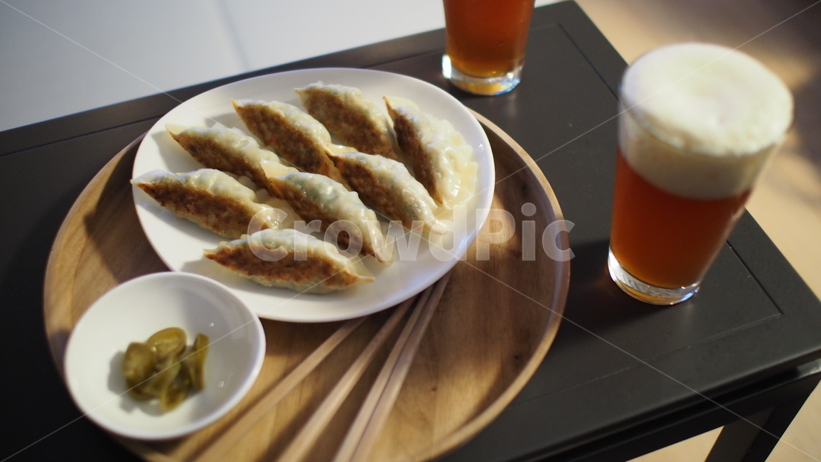 군만두,맥주,야식,midnightsnack,beer