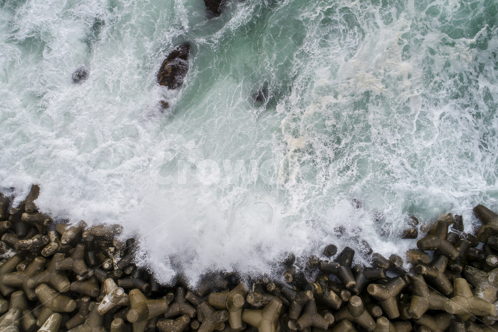 방파제,테트라포드,파도,바다,동해,강원도,항공촬영,자연,풍경,nature,landscape,sea,water,물,ocean,대양,outdoors,옥외